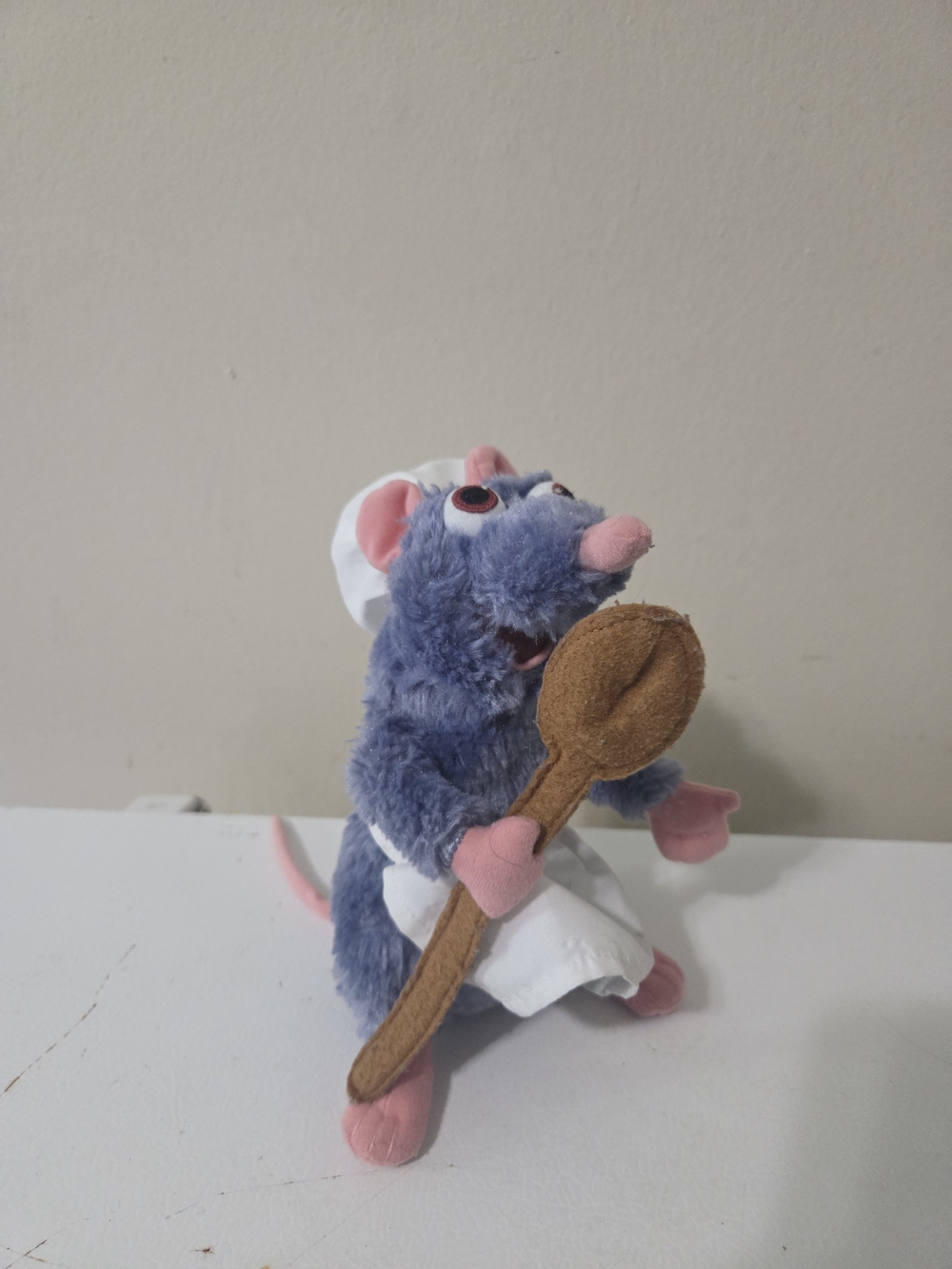 Disney Parks Remy Ratatouille 9" Plush with Chef Hat, Apron, and Spoon